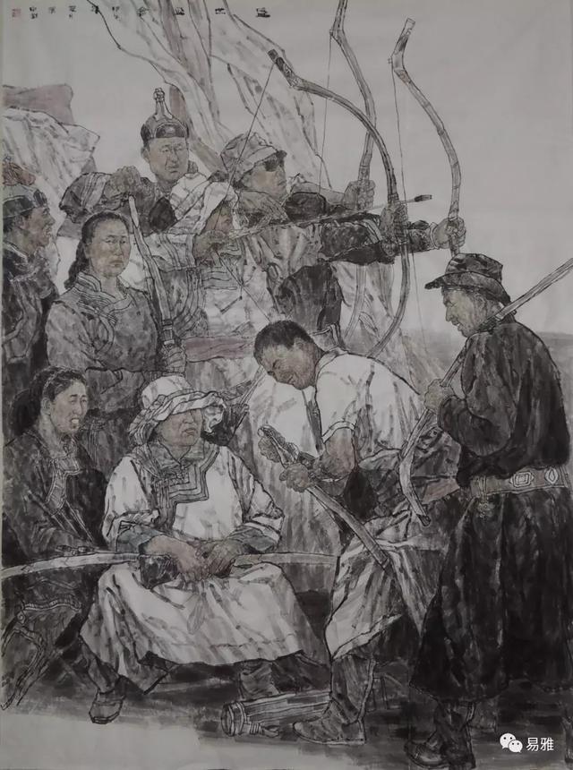 「易雅百家」傅向宏｜当代蒙古族题材绘画的民族特色