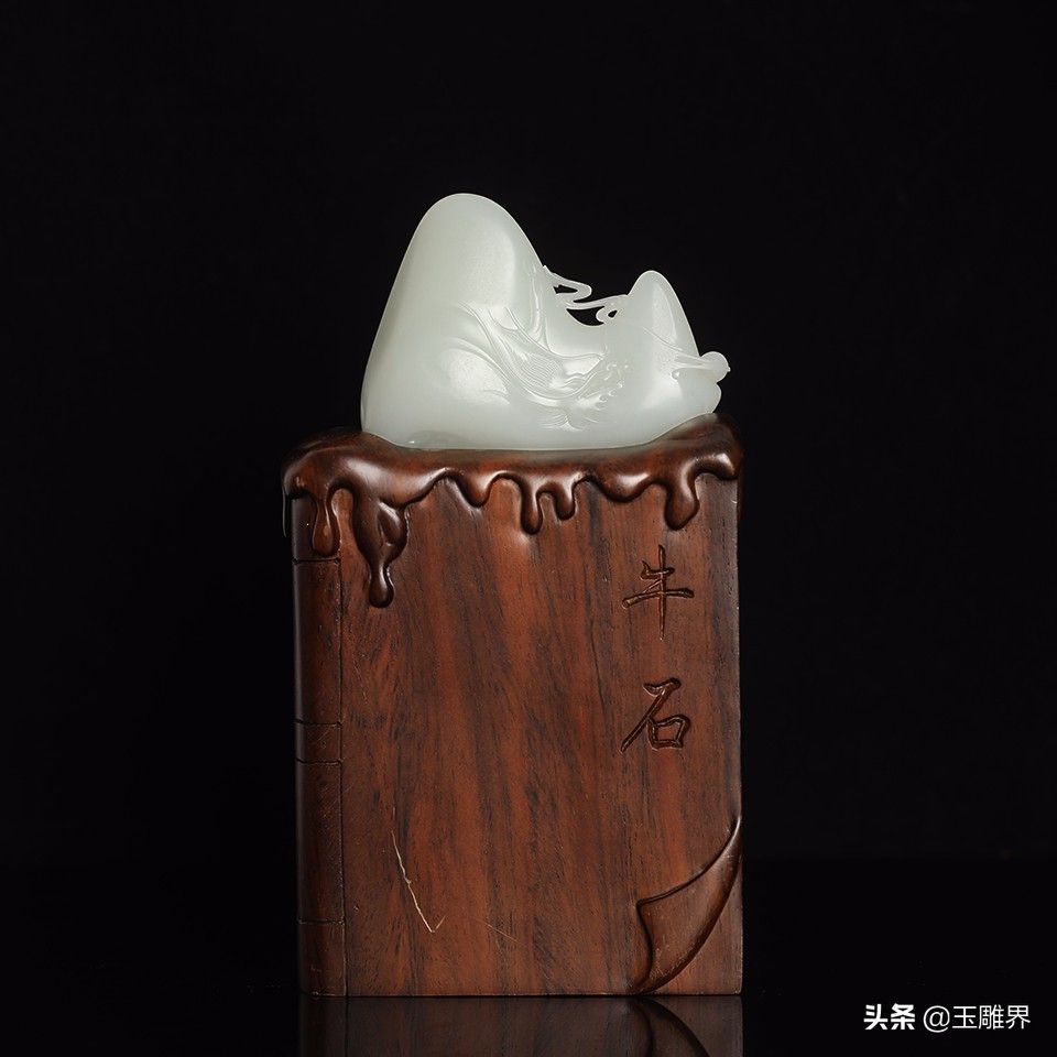 自带韵味的和田籽玉，创意，尽在方寸之间