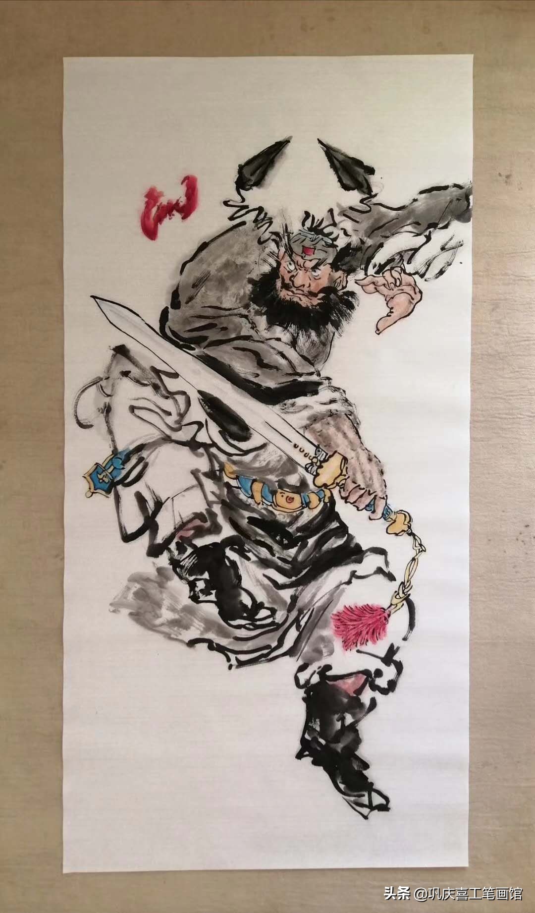 钟馗画怎么挂风水好(乔迁新居或家中悬挂钟馗讲究)--亚圣国学网