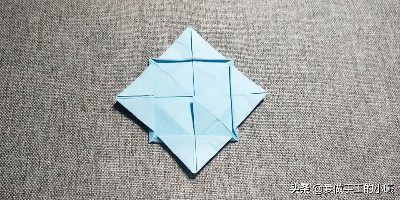 折纸教程：玫瑰花折纸图解，简单漂亮易操作，几步就完成