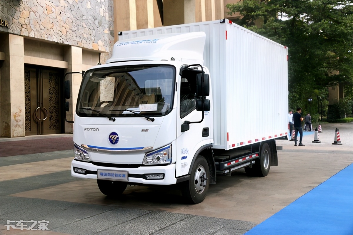 宁德时代电池 五十铃后桥,这款福田智蓝轻卡不简单