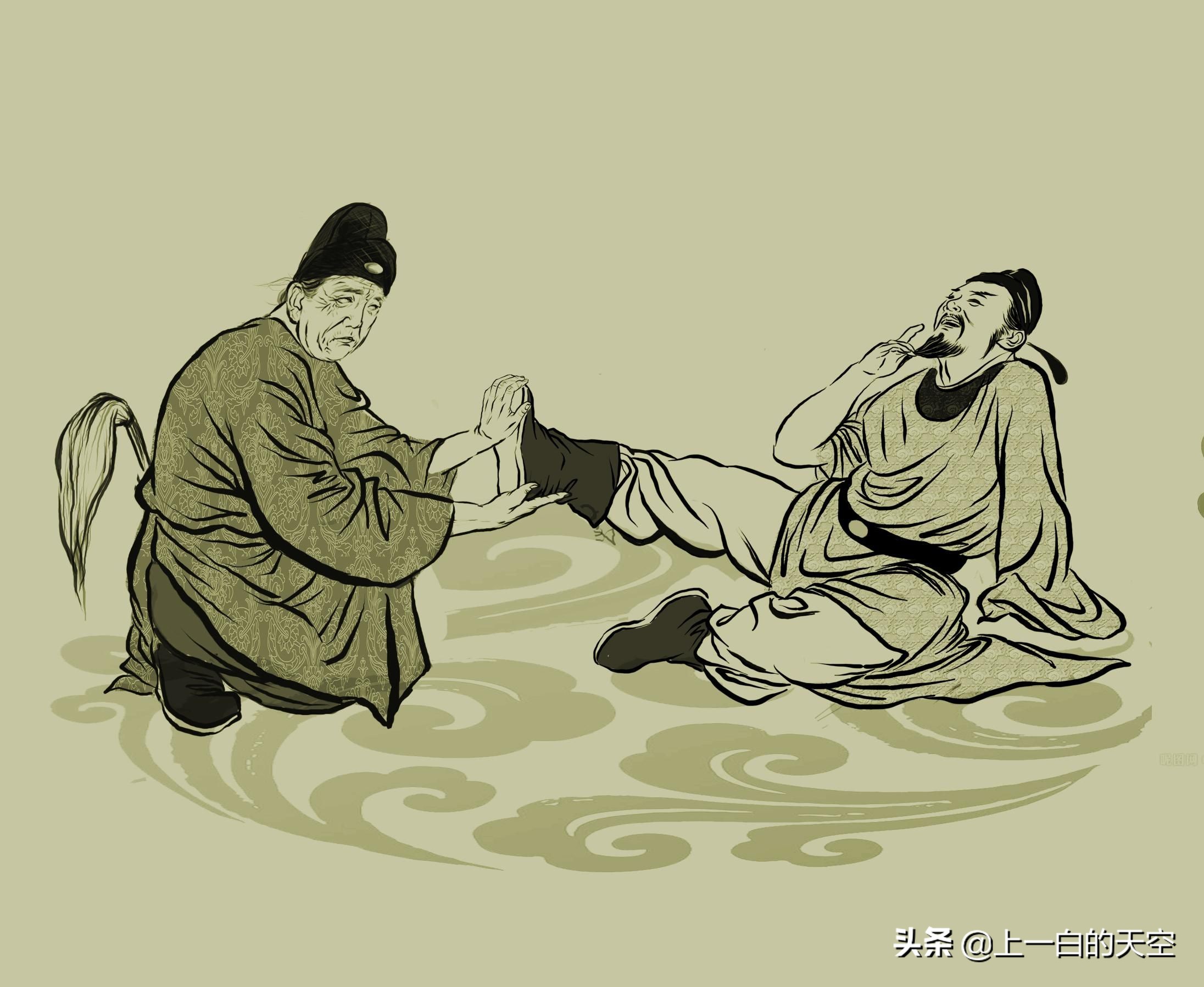 唐玄宗安排李白做文学侍从供自己娱乐,不料酒后作诗得罪杨贵妃