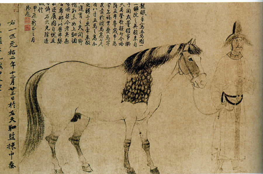中国古今名家笔下的骏马，纵横驰骋