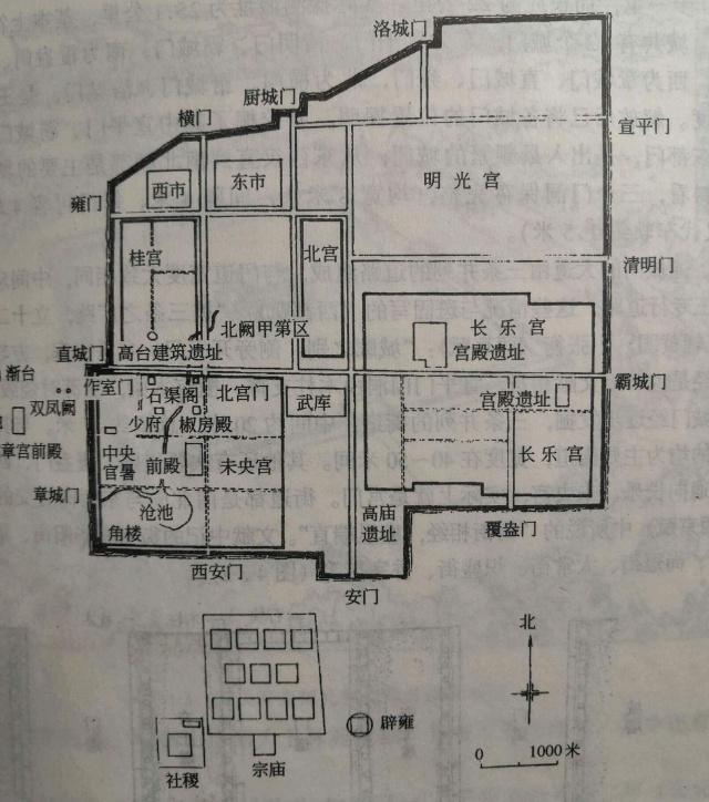 游西安你需要知道的古代都城规划（三）汉长安
