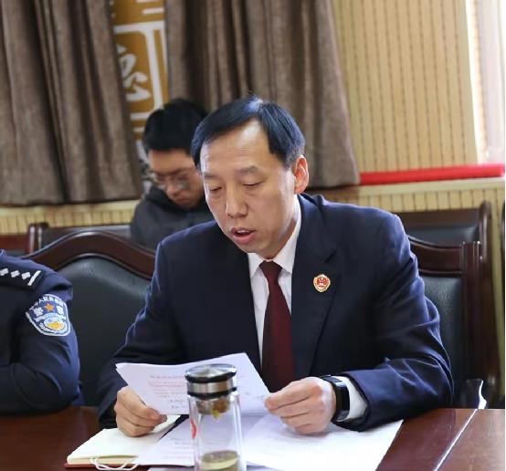 黄龙县检察院党支部学习潘东升先进事迹