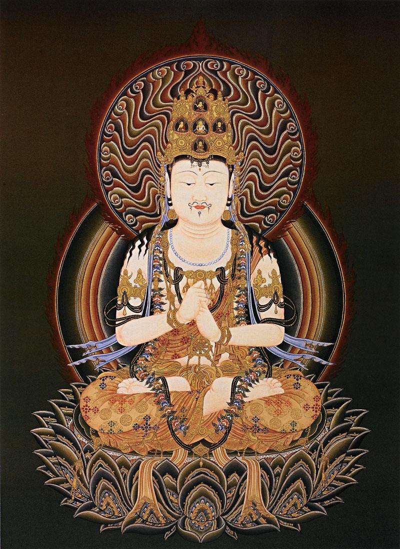 大日如来通俗来讲,大日如来是没有人格化的,就是整个宇宙的化身,万佛