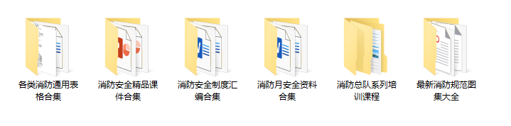 消防安全资料培新课件合集，表格制度课程资料，全套内容拿来就用