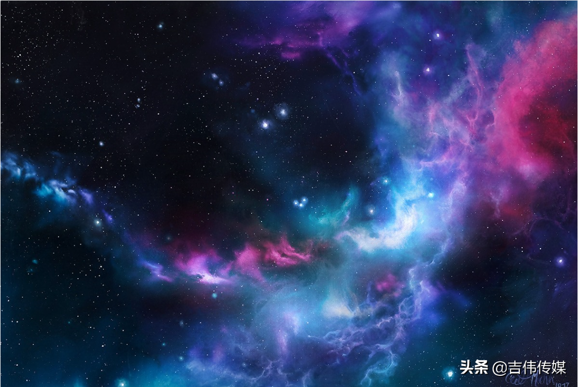 大美女艺术家笔下的浩瀚宇宙，众多围观爱好者赞不绝口