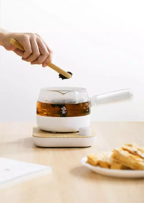获德国红点奖的煮茶神器，三合一设计，煮倒一体，让你爱上喝茶！