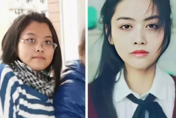 大学前VS大学后，见证“土肥圆”女生的华丽蜕变，整容也不过如此