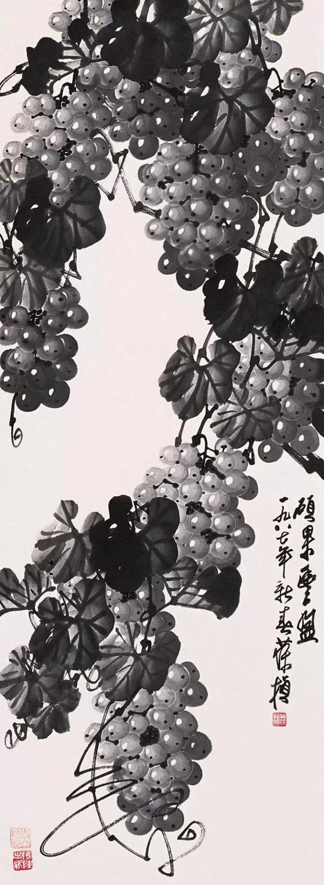 历来画家喜画葡萄，为何苏葆桢笔下的葡萄晶莹剔透、乡情浓郁？