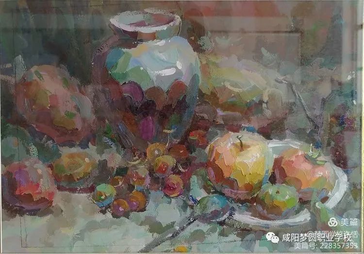 咸阳梦圆职业学校——学生绘画作品展