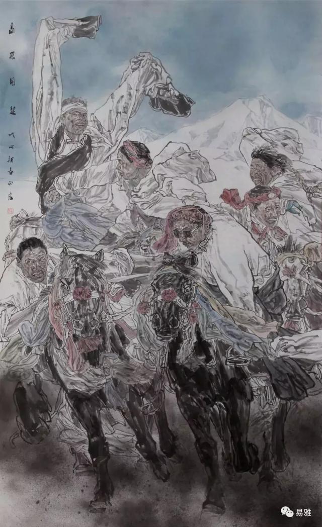 「易雅百家」傅向宏｜当代蒙古族题材绘画的民族特色