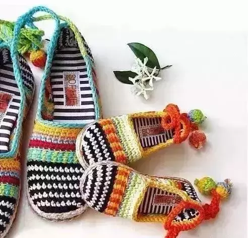 五花八门毛线鞋,太好看了!(附教程)