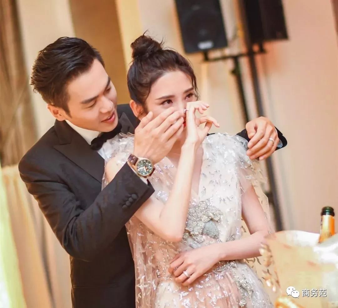 朱珠婚礼戴Tasaki，新郎戴百达翡丽，结婚珠宝腕表怎么配？
