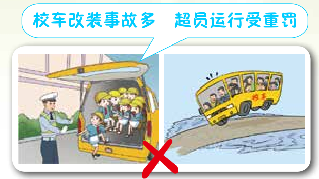 校车严禁改装、超员