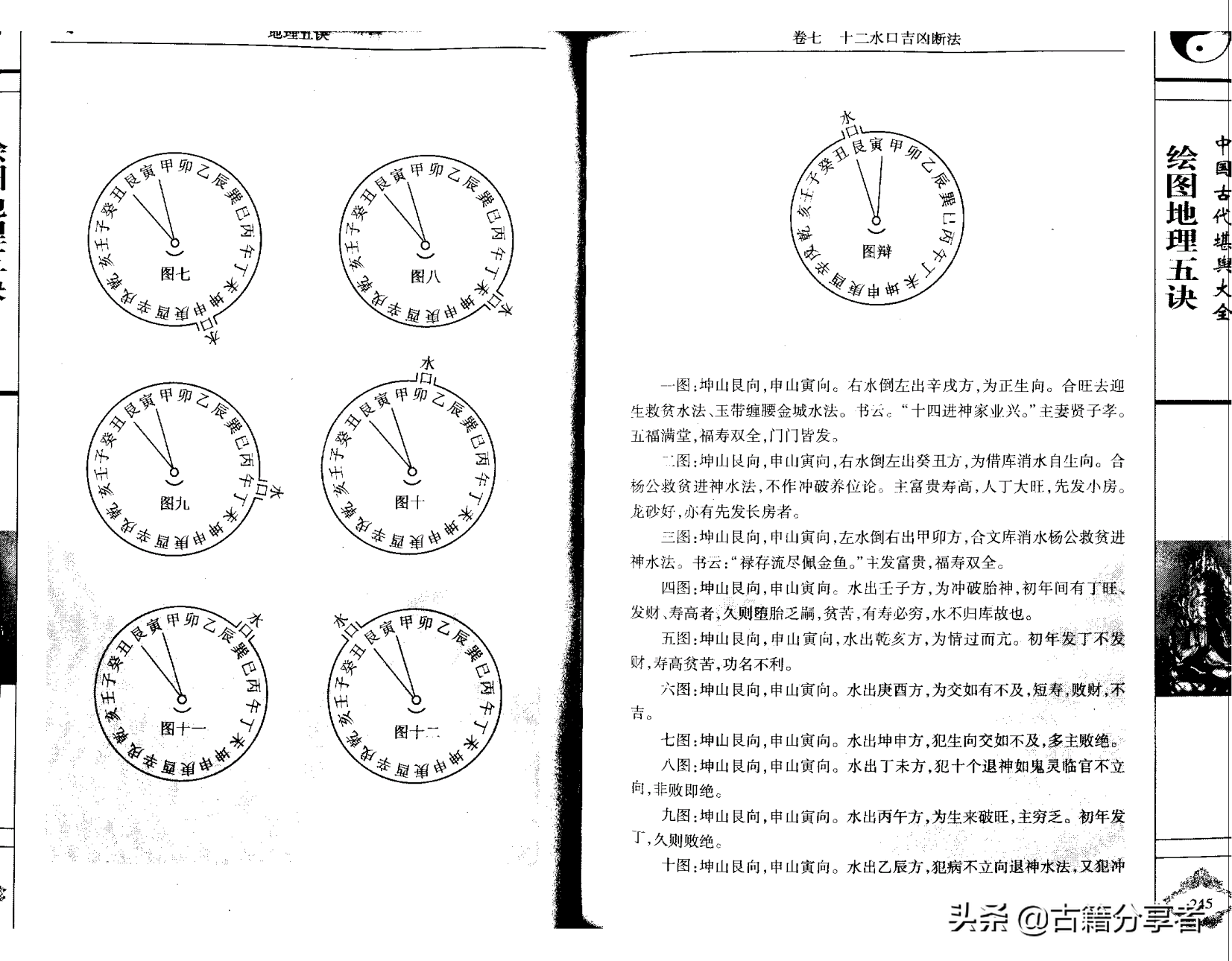 风水地理阴宅图解《地理五诀》3部份