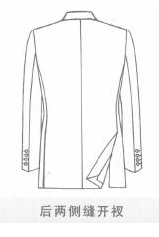 「图解服装设计」西服后开衩的造型设计与变化