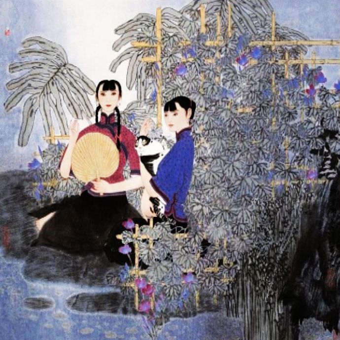 雅俗共赏 幻我两忘——著名画家​于文江笔墨再现东方女性群像