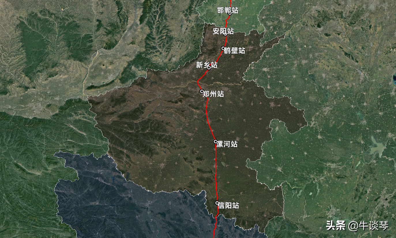 T167次列车运行线路图：北京西开往江西南昌，全程1580公里