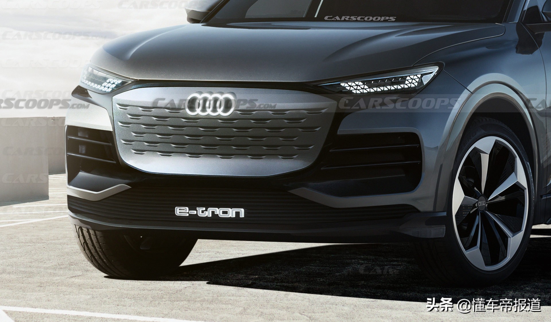 新车|共享Macan EV技术，取代奥迪e-tron？奥迪Q6 e-tron渲染图曝光