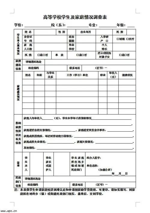 大学想要助学金，一定要去户籍所在地开这些证明