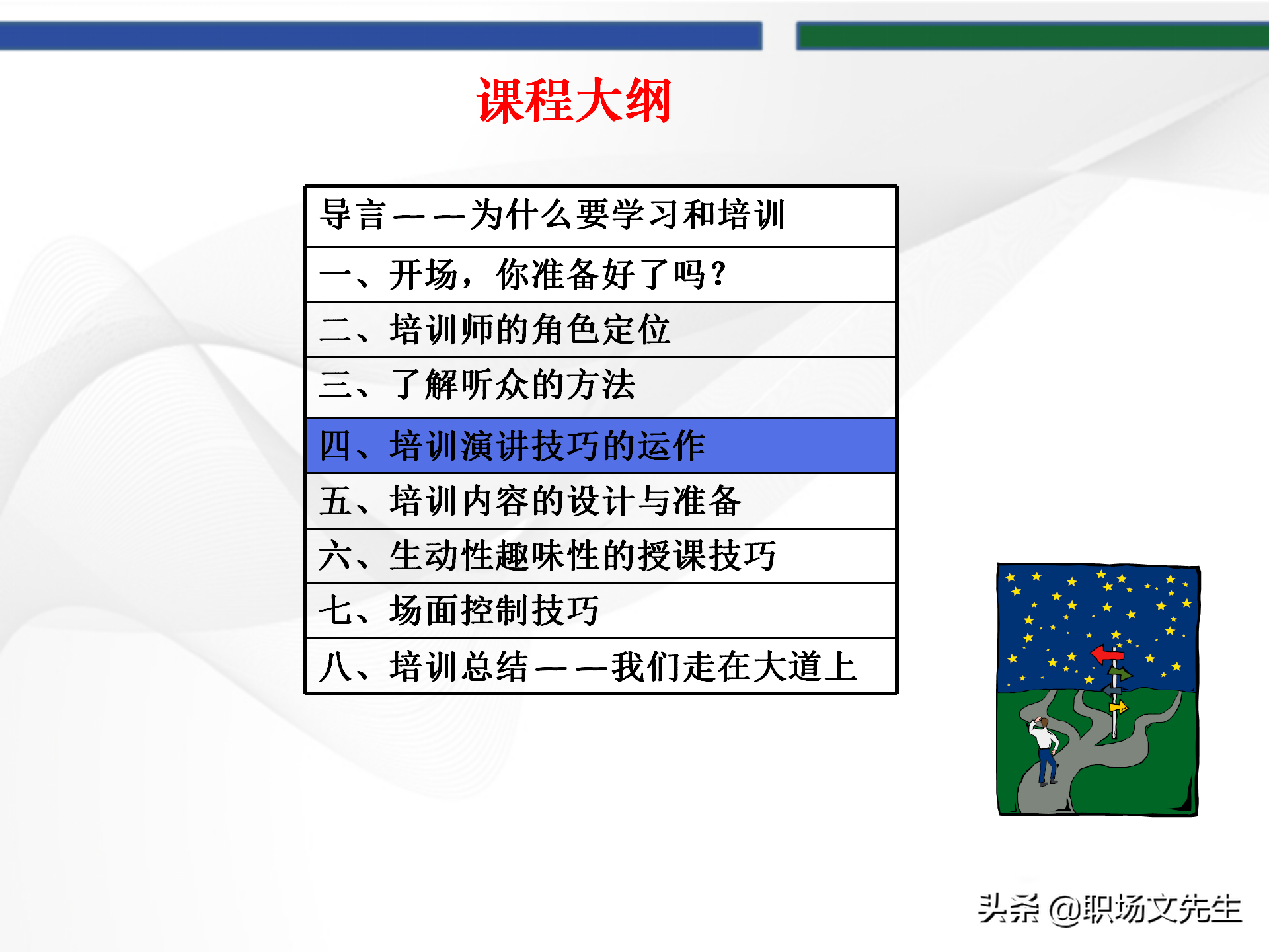 培训师的角色定位，93页TTT培训训练营课件，趣味性的授课技巧