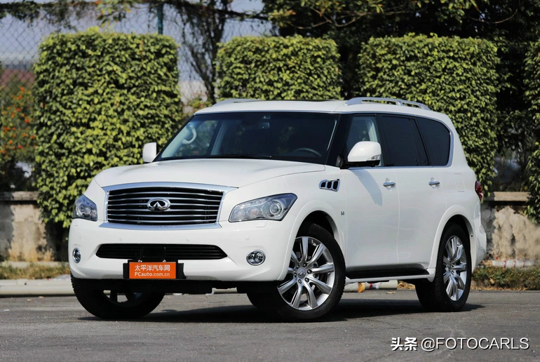 英菲尼迪QX80 5.6L V8实拍，最低售价113.8万，为啥干不过LX570？