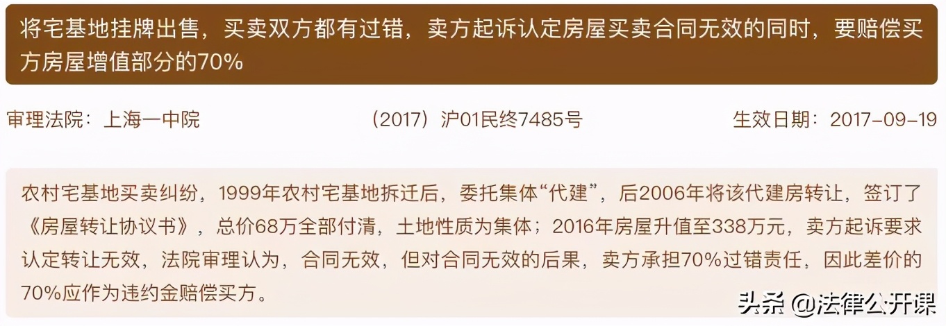 农村宅基地《房屋买卖合同》被认定无效后，买方要搬走吗？