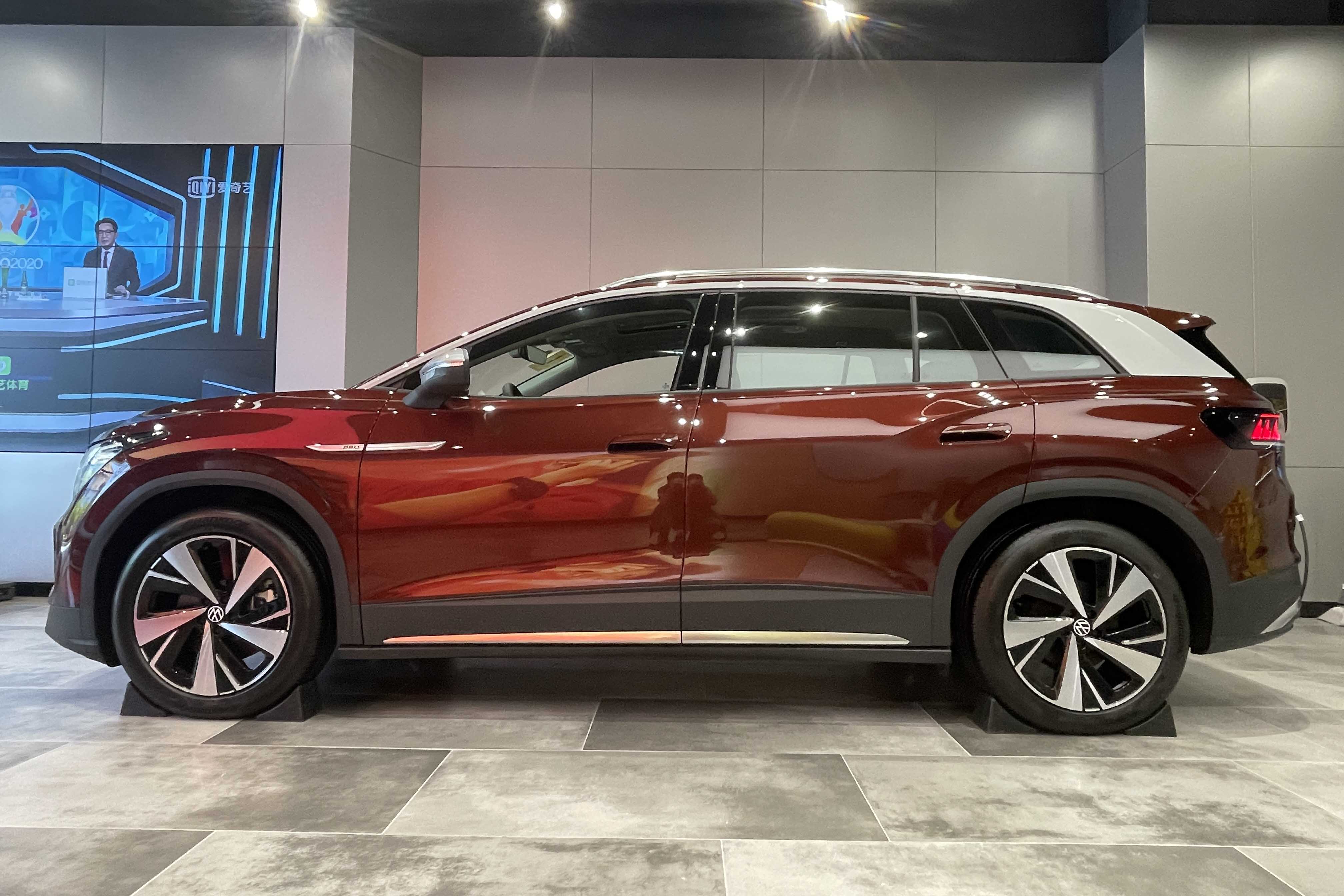 纯电大七座suv,还能挂绿牌,全新大众id.6 x静态体验