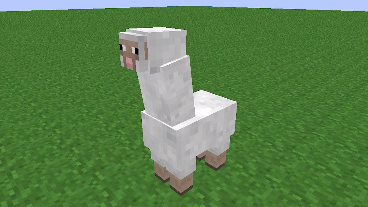 我的世界8大恶搞图,末影人请放开那只羊,村民睡觉有自己的想法