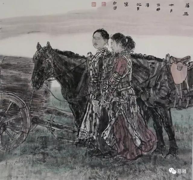 「易雅百家」傅向宏｜当代蒙古族题材绘画的民族特色