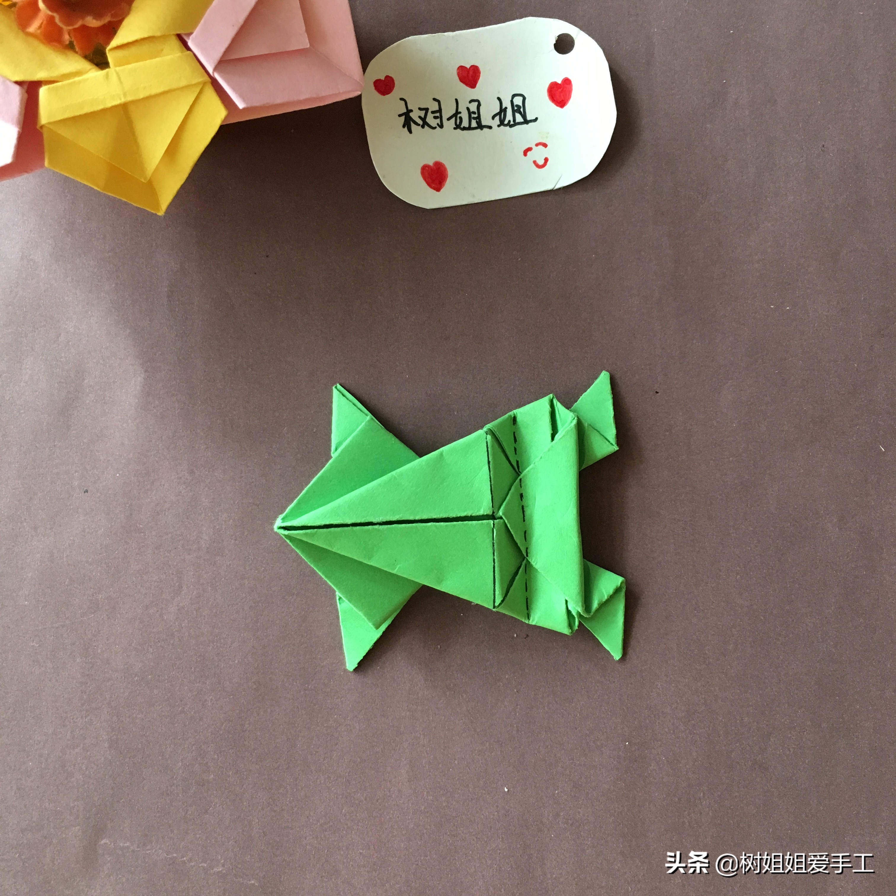 亲子折纸:跳跳蛙的折法,适合6岁以上儿童