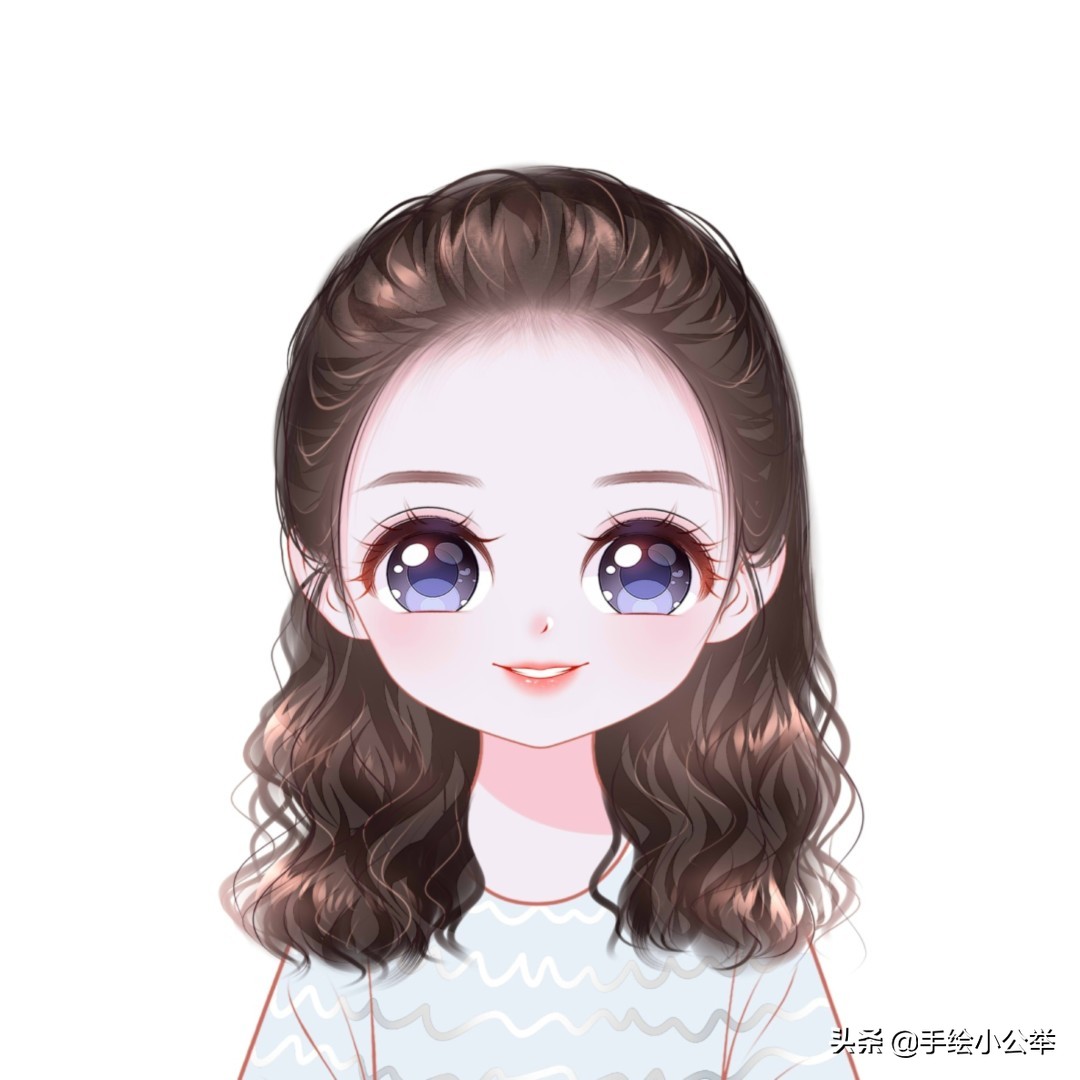 换个头像吧,俏皮可爱卡通头像,实在招人喜欢,大眼睛丸子头漂亮