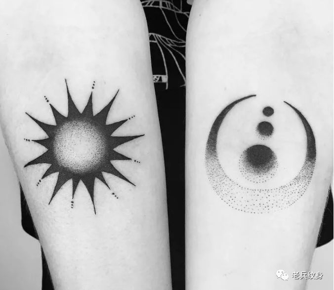 那么多情侣纹身,为什么他们偏偏选中太阳和月亮?