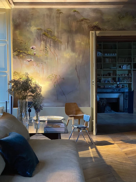 巴黎美院的天才女画家，花10年在自家的墙壁上作画，我被美哭了