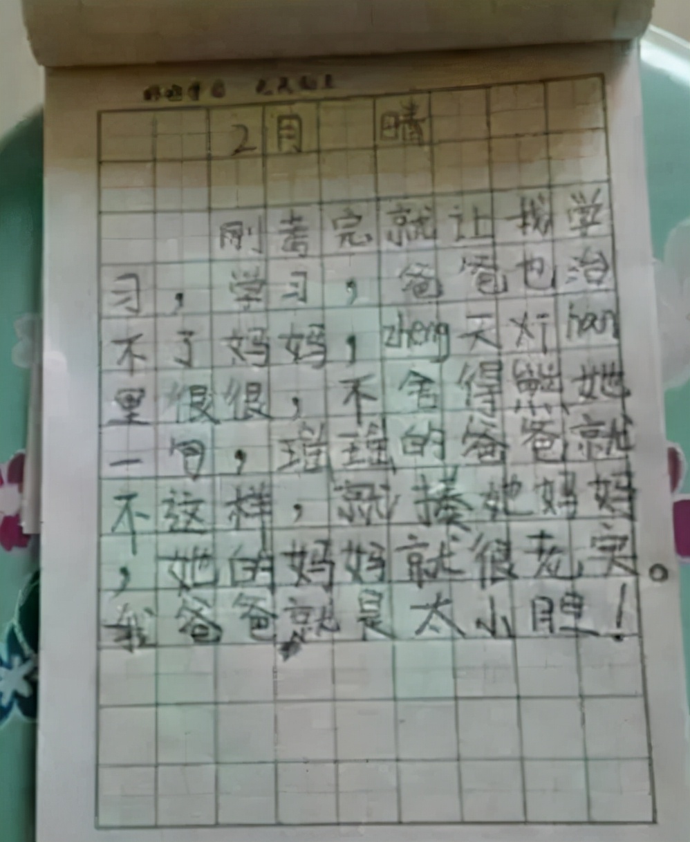 小学生的日记能有多可爱？老师看后哈哈大笑，网友：记仇小天才