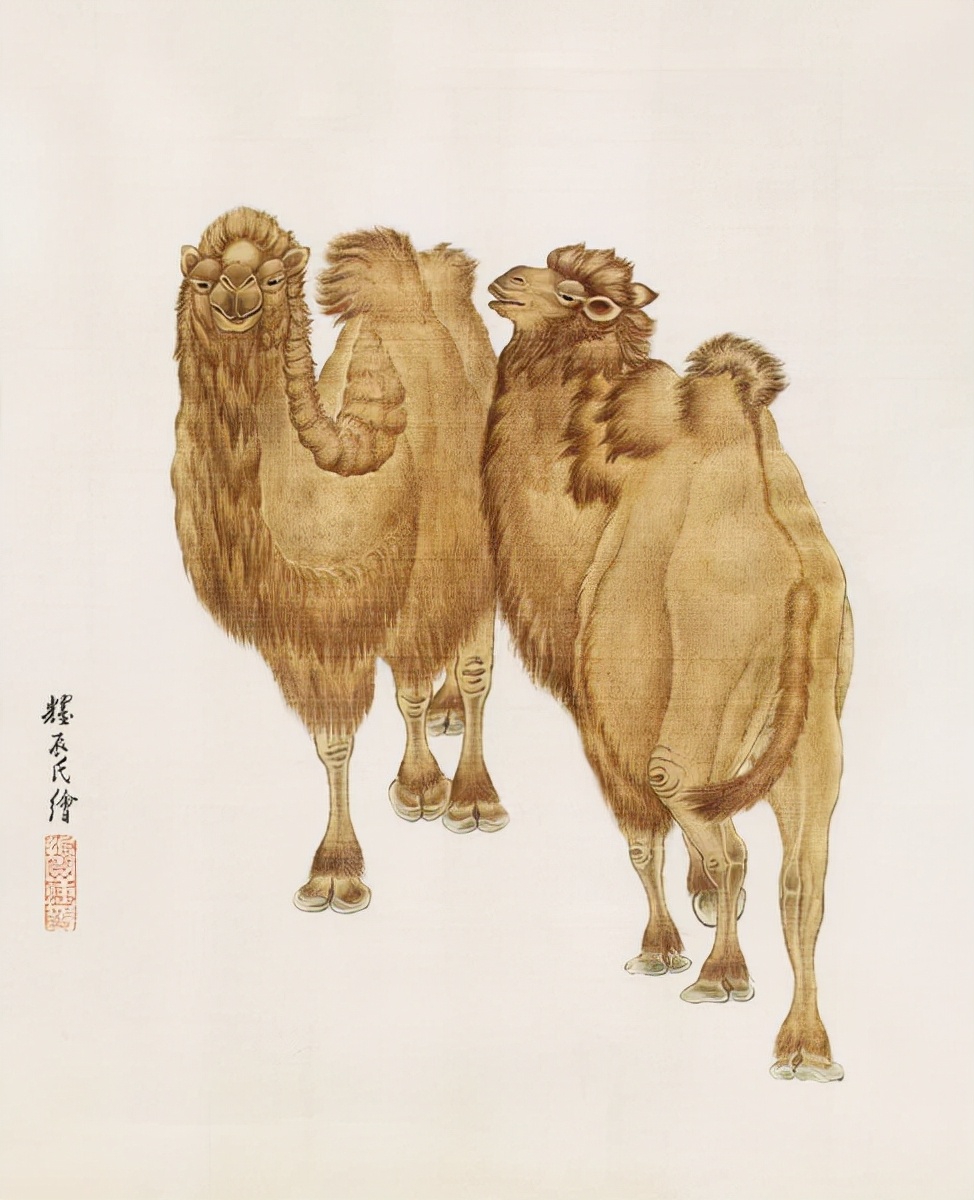 千姿百态,富有立体感,和各类自然风光山水画,驼绒画内容一般有花鸟