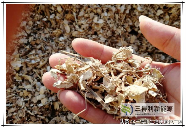 河南南阳利用花生壳加工生物质压块燃料“变废为宝”