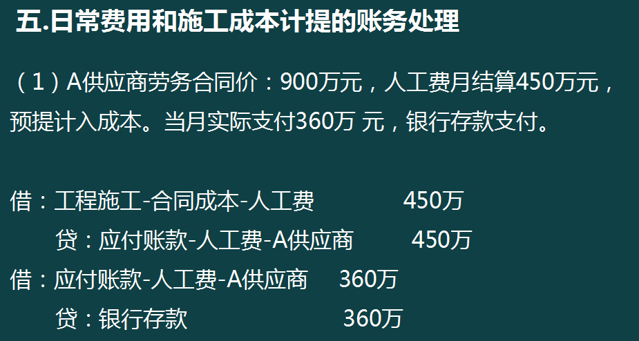 熬夜半月财务总监终于把建筑会计账务处理整理成85页，太厉害