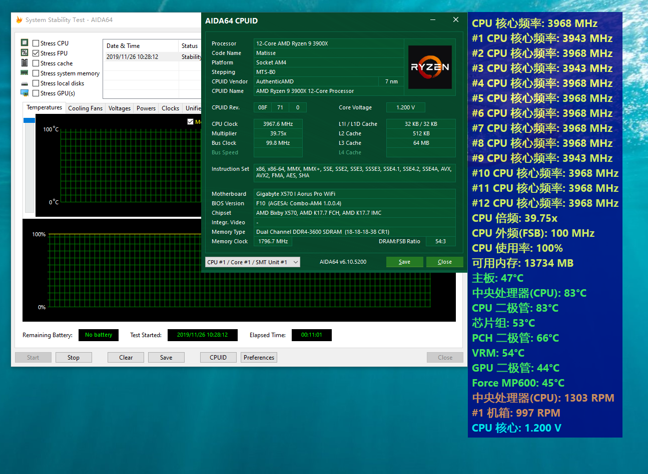 搭建R9 3900X ITX垂直风道机箱，12核PR渲染输出快，超频也无压力