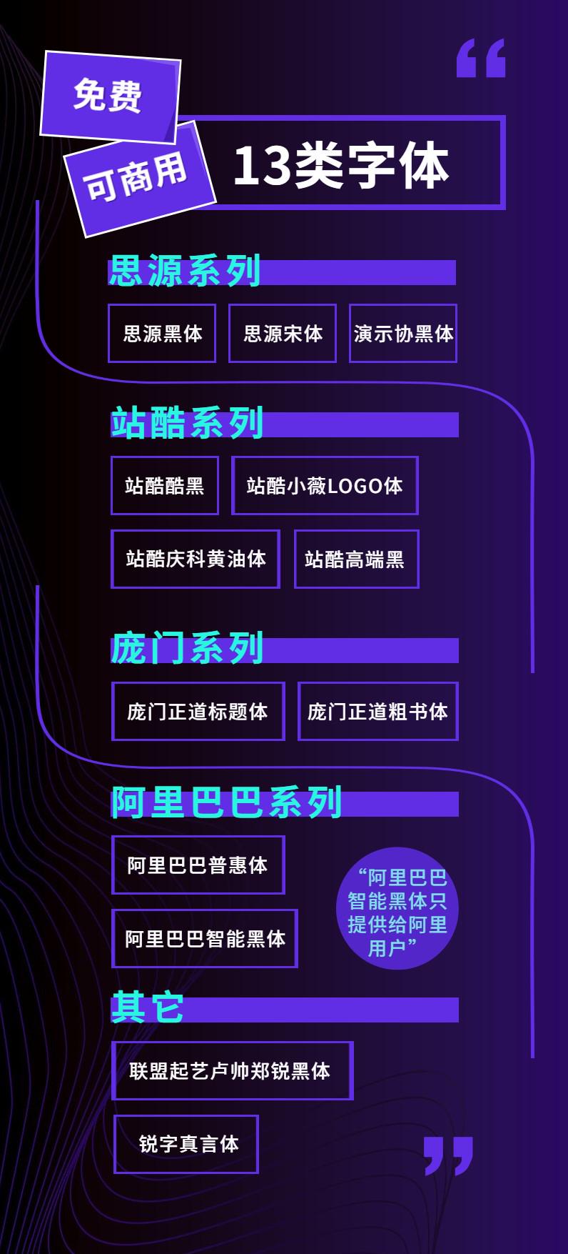 13款商用免费字体(全部免费可商用字体)