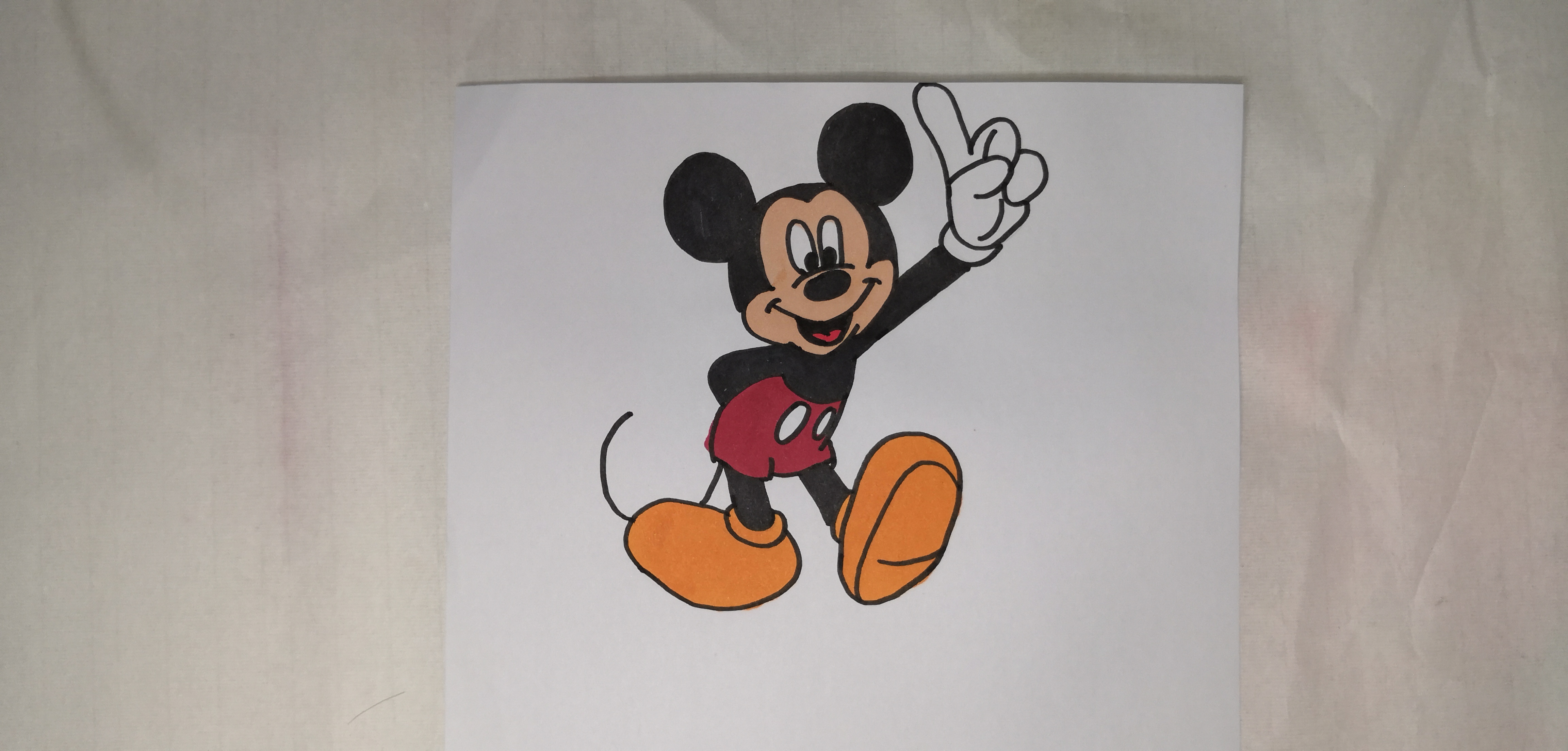 迪士尼米妮简笔画方法