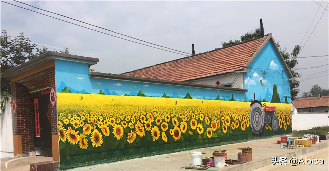 美丽乡村文化墙绘设计60例-墙绘扮靓乡村