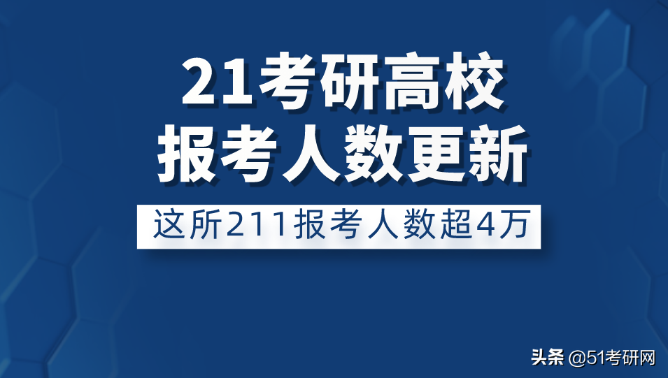 扎堆！某211报考人数超4万！20所院校今年考研报考人数公开