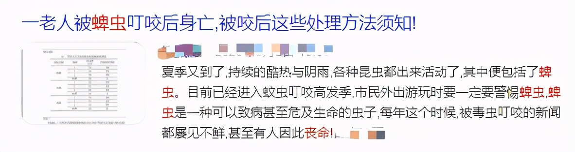 近期高发！被这种小虫叮咬后严重可致命，很多人还蒙在鼓里