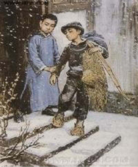 鲁迅玩伴闰土：57岁病逝后，留下5子，如今后代完成华丽转变