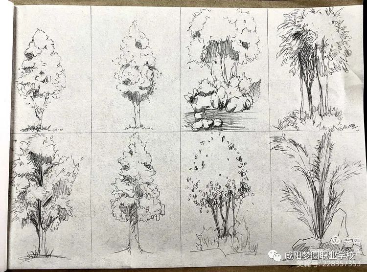 咸阳梦圆职业学校——学生绘画作品展