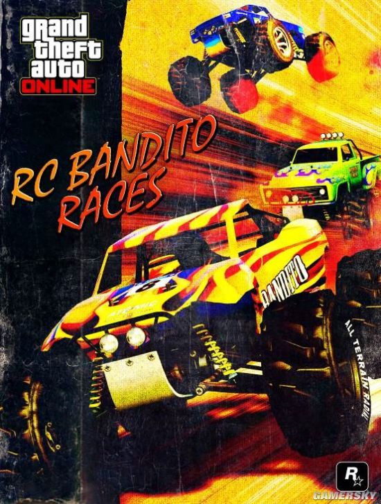 GTAOL 超强新载具RC匪徒正式开售 八种全新竞速模式上线