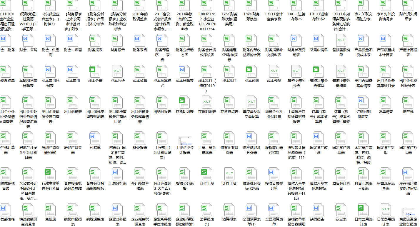 财务经理央求：陈会计拿出珍藏多年的600+财务表格模板后再辞职